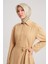 Polo Yaka Basic Pamuk Elbise 24Y9822 Camel 4