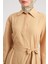 Polo Yaka Basic Pamuk Elbise 24Y9822 Camel 5