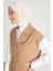 Kısa Yelek 24Y4901 Camel 2