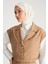 Kısa Yelek 24Y4901 Camel 4