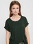 15106662 Acık Yaka Kol Katlamalı Kısa Kol T-Shirt 3