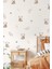 Salıncakta Sevimli Ayıcıklar Çiçekler ve Puantiyeler Çocuk Bebek Odası Sticker Seti 2
