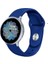 Samsung Galaxy Watch Uyumlu Kordon Silikon Yumuşak Esnek A+ Kalite Spor Kayış, Saks Mavi 2