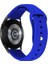 Samsung Galaxy Watch Uyumlu Kordon Silikon Yumuşak Esnek A+ Kalite Spor Kayış, Saks Mavi 3