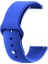 Samsung Galaxy Watch Uyumlu Kordon Silikon Yumuşak Esnek A+ Kalite Spor Kayış, Saks Mavi 4