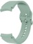 Samsung Galaxy Watch Active Uyumlu Kordon Silikon Spor Metal Klipsli Yumuşak Kayış, Açık Yeşil 4