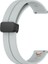 Samsung Galaxy WatchUyumlu Kordon Silikon Magnetik Tokalı Spor Kayış, Gri 5