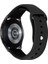 Samsung Galaxy Watch Uyumlu Kordon Silikon Yumuşak Esnek A+ Kalite Spor Kayış, Siyah 3