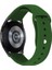 Samsung Galaxy Watch 3 Uyumlu Kordon Silikon Yumuşak Esnek A+ Kalite Spor Kayış, Haki 2