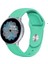 Samsung Galaxy Watch Active Uyumlu Kordon Silikon Yumuşak Esnek A+ Kalite Spor Kayış, Turkuaz 2