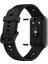 Huawei Watch Fit / Fit Elegant Uyumlu Kordon Silikon Yumuşak Suya Dayanıklı Esnek Spor Kayış, Siyah 4