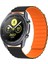 Samsung Galaxy Watch Uyumlu Kordon Suni Deri Bakla Tasarımlı Kayış, Siyah-Tur 1