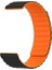 Samsung Galaxy Watch Uyumlu Kordon Suni Deri Bakla Tasarımlı Kayış, Siyah-Tur 2