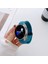 Samsung Galaxy Gear Sport Uyumlu Kordon Silikon Magnetik Tokalı Spor Kayış , Turkuaz 3