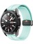 Xiaomi Mi Watch Uyumlu Kordon Silikon Magnetik Tokalı Spor Kayış, Açık Yeşil 2