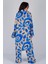 Kadın Desenli Kimono Pantolon Takım 4
