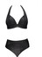 Kadın Yarım Dolgulu Simli Siyah Bikini Takımı 1