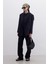 Oversıze Naturel Blazer Ceket Siyah 4