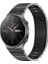 Xiaomi Mi Watch Uyumlu Kordon Paslanmaz Çelik Klipsli Kayış, Siyah 4