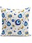 Nazar Serisi Çift Tarafı Dijital Baskılı 4'lü Kırlent Kılıfı Seti (Evil Eye Cushion Cover) 2