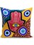 Nazar Serisi Çift Tarafı Dijital Baskılı 4'lü Kırlent Kılıfı Seti (Evil Eye Cushion Cover) 2