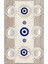 Nazar Serisi 140X40 cm Dijital Baskılı Runner (Evil Eye) 2