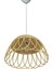 Bambu, Hasır Sarkıt Avize Çap: 35 cm Yükseklik: 23 cm Doğal Rattan 4