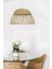 Bambu, Hasır Sarkıt Avize Çap: 35 cm Yükseklik: 23 cm Doğal Rattan 1