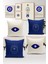Nazar Serisi Çift Tarafı Dijital Baskılı 4'lü Kırlent Kılıfı Seti (Evil Eye Cushion Cover) 1