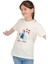 Kız Çocuk Kısa Kollu T-Shirt Bisiklet Yaka Bisiklet Kalp Hijab Baskılı Fırfırlı 1