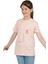 Kız Çocuk Kısa Kollu T-Shirt Bisiklet Yaka Islami Elif Nesli Baskılı 3