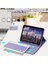 Apple iPad 10. Nesil 10.9 (2022) Rgb LED Işıklı Türkçe Karakterli Bluetooth Özellikli Kalemlikli Klavyeli Kılıf A2696 A2757 A2777 A3162 3