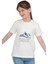 Kız Çocuk Kısa Kollu Bisiklet Yaka Uhud Baskılı T-Shirt 1