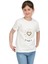 Kız Çocuk Kısa Kollu T-Shirt Bisiklet Yaka Iyi Kalpli Ol Baskılı 1