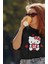Oversize Love Kalp Hello Kitty Baskılı Kadın T-Shirt 1