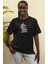 Oversize Ice Cube Graffiti Sırt Baskılı T-Shirt Unisex Rap 2