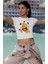 Winnie The Pooh Baskılı Crop Top, Kalpli Aynı Winnie Crop Bluz 1
