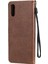 Kart Yuvası Klasik Düz Renk ile Samsung Galaxy A02/M02 Için Flip Case (Yurt Dışından) 5