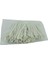 CLZ214 Bağlama Teli Tel Klips Pvc Kaplamalı Beyaz 100 gr Takribi 100 Adetli 1 Paket 2
