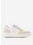 Beyaz Krem Kadın Deri Sneaker ASAZHWW1540NUW 1
