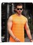 Mens Style Mikro Baskılı Desenli Sporcu T-Shirt 4