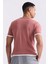 Gül Kurusu Slim Fit Bisiklet Yaka Triko T-Shirt 4