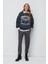 Immortal Slogan Baskılı Eskitme Efektli Sweatshirt 1