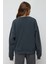Immortal Slogan Baskılı Eskitme Efektli Sweatshirt 2