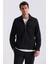 Siyah Slim Fit Sivri Yaka Erkek Takım Elbise10 2