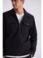 Siyah Slim Fit Sivri Yaka Erkek Takım Elbise10 3