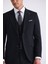 Siyah Sivri Yaka Slim Fit Takım Elbise 3