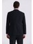 Siyah Sivri Yaka Slim Fit Takım Elbise 4