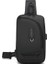 Göğüs Çok Fonksiyonlu USB Şarj Portu Omuz Crossbody Spor Göğüs Sırt Çanta (Yurt Dışından) 1