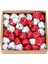 36PCS Kırmızı ve Beyaz Takı Yapımı Aksesuar Seti Noel Çanı (Yurt Dışından) 1